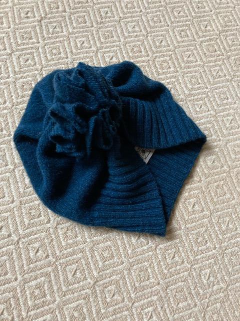 Dunkelblauer Babyturban Winter