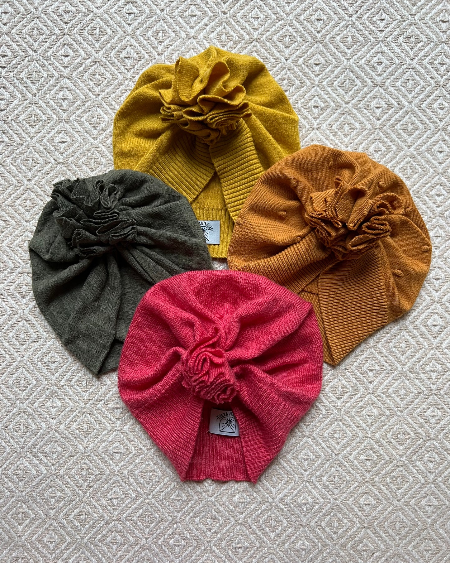 Babyturbane 0 bis 3 Monate //  Frühling & Sommer