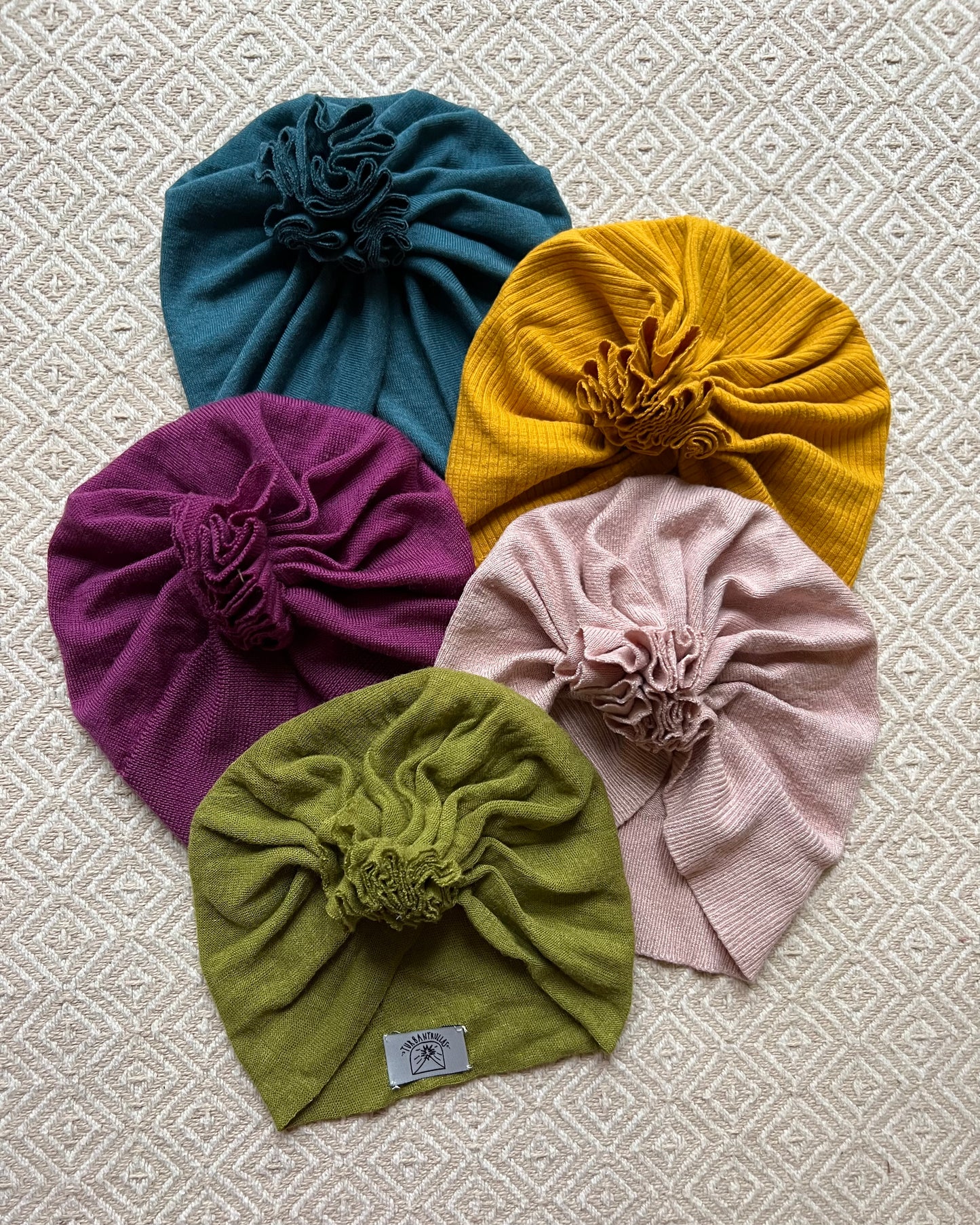 Babyturbane 3 bis 6 Monate // Frühling & Sommer