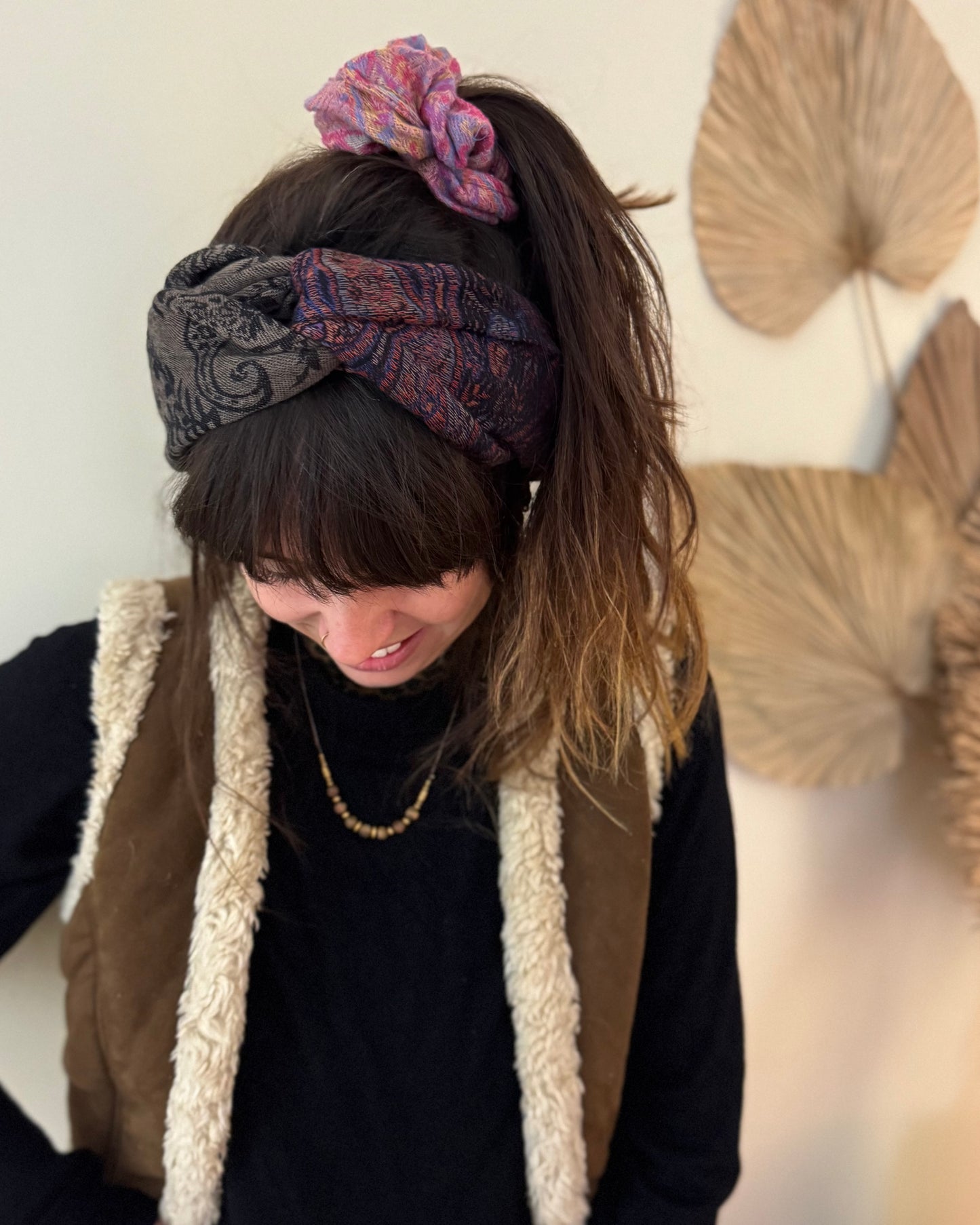 Upcycled Cloth Band Golden Paisley 