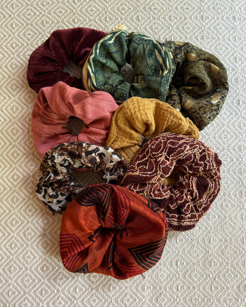 Upgecycelte Pocket Scrunchies