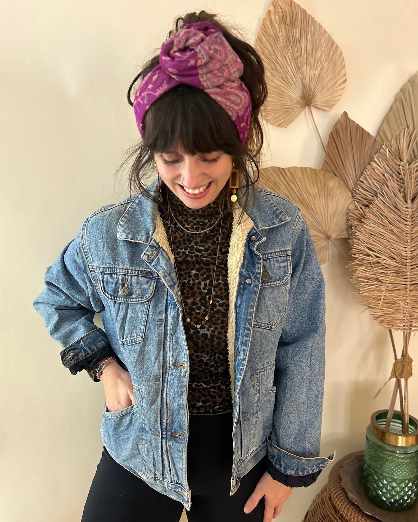 NEU: Upgecycelte Secondhand Jacken Gefüttert