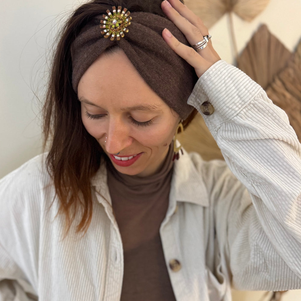 Brooch Headbands Wool