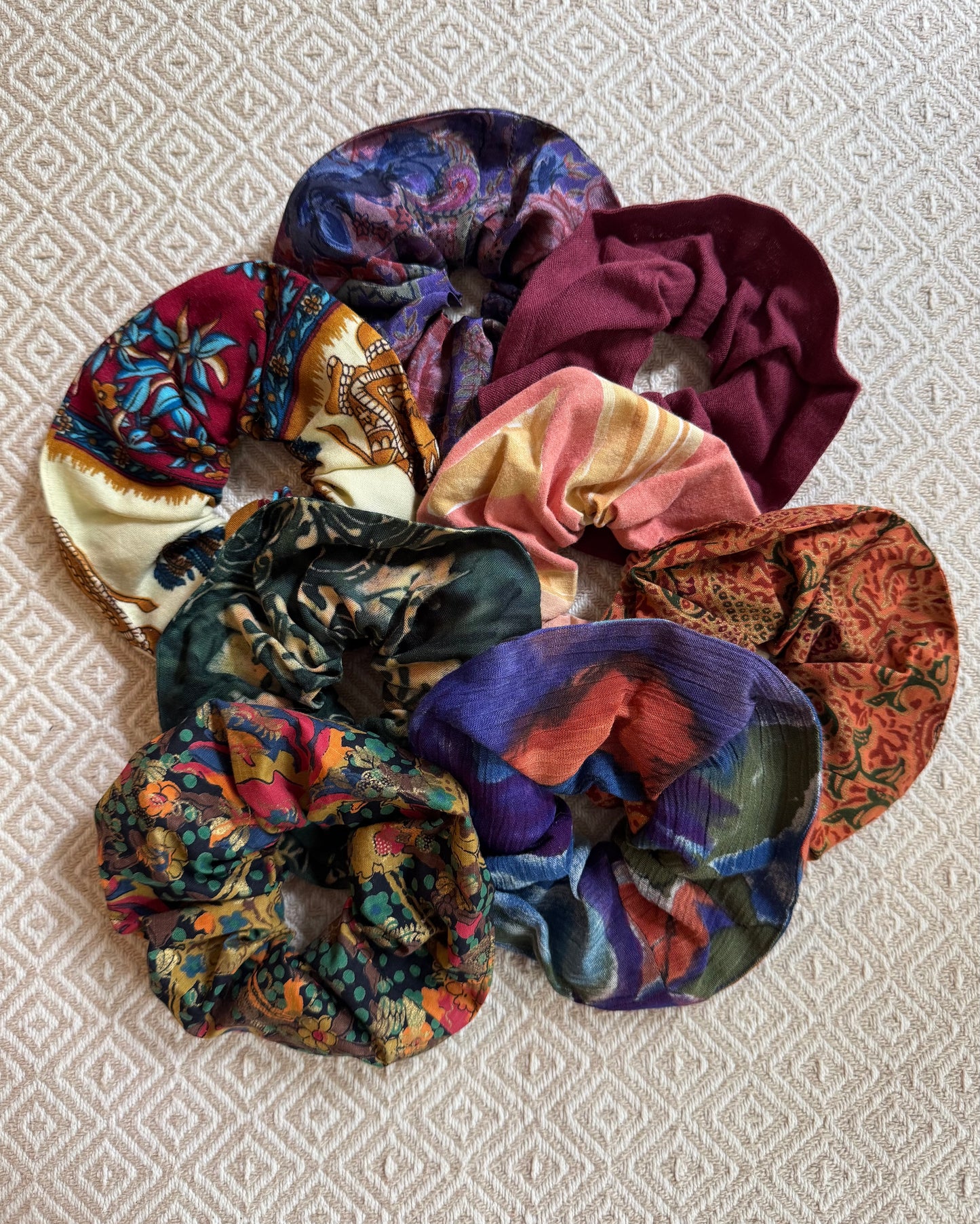 NEU: Upgecycelte Scrunchies