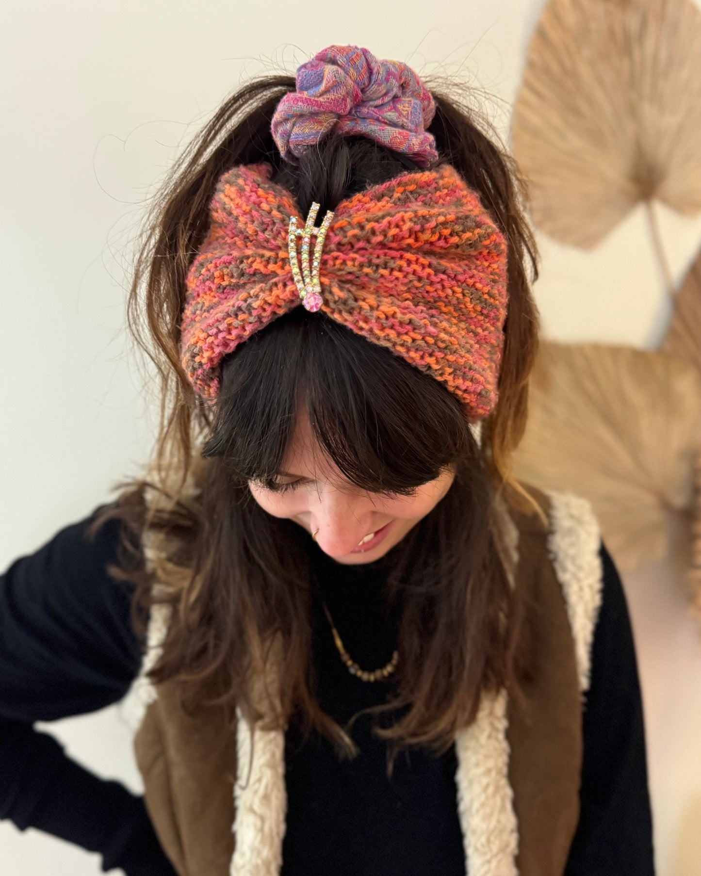 Brooch Headbands Knit 