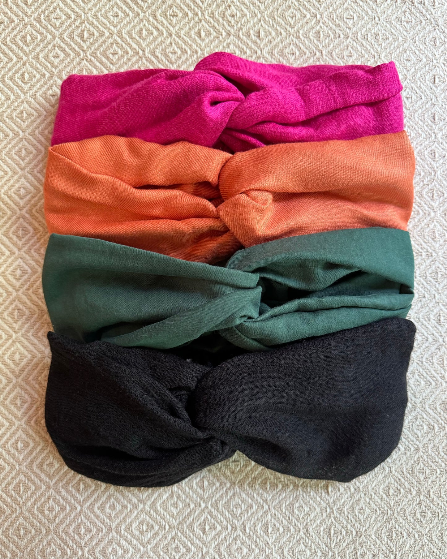 NEU: Sommer Tuchbänder Uni