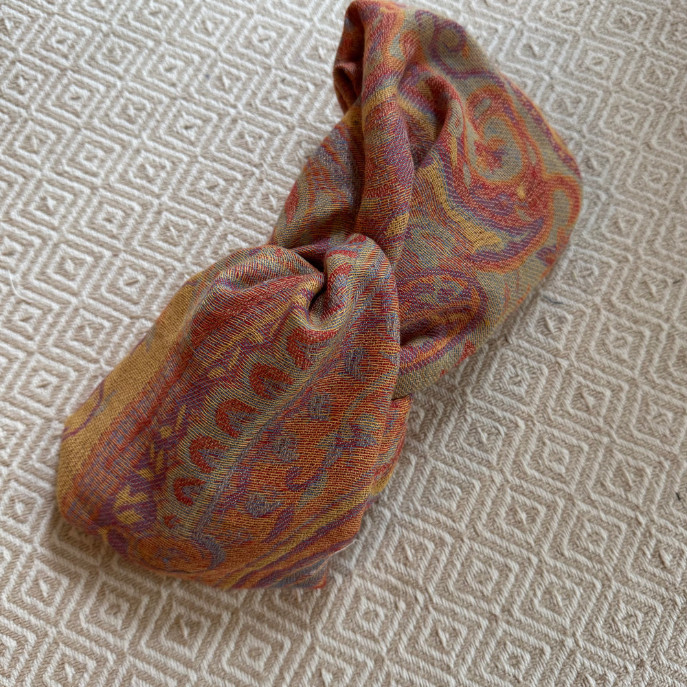 
                      
                        Upcycled Cloth Band Golden Paisley 
                      
                    