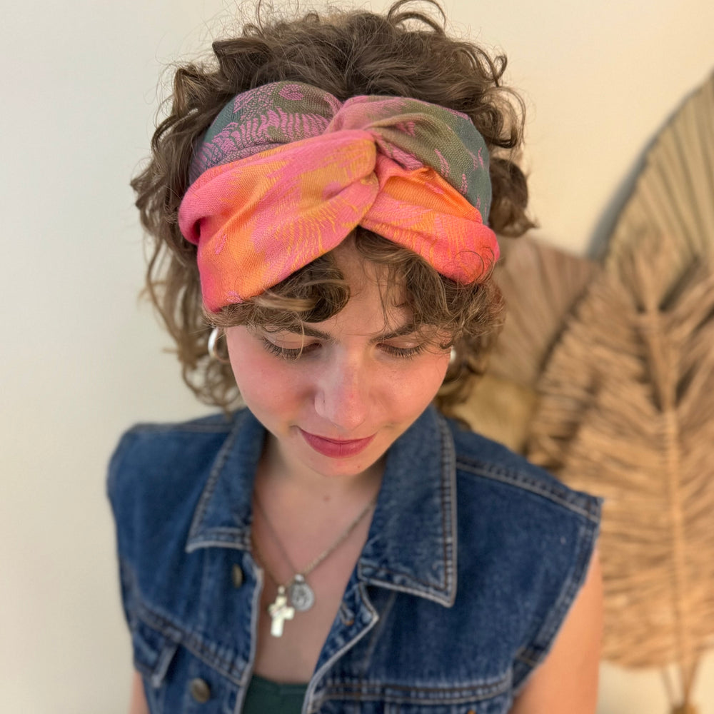 Upcycled Cloth Band Golden Paisley 