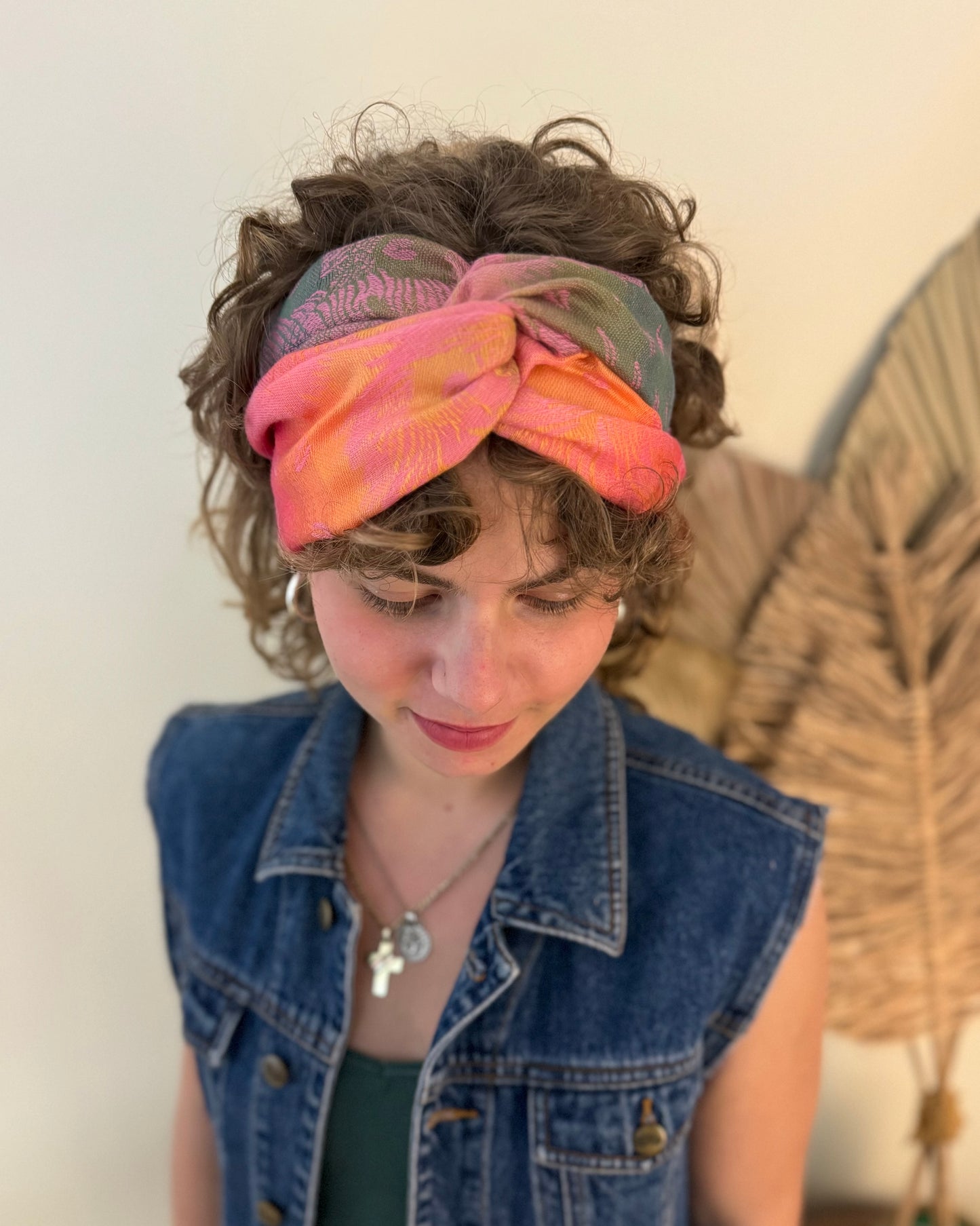 Upcycled Cloth Band Golden Paisley 