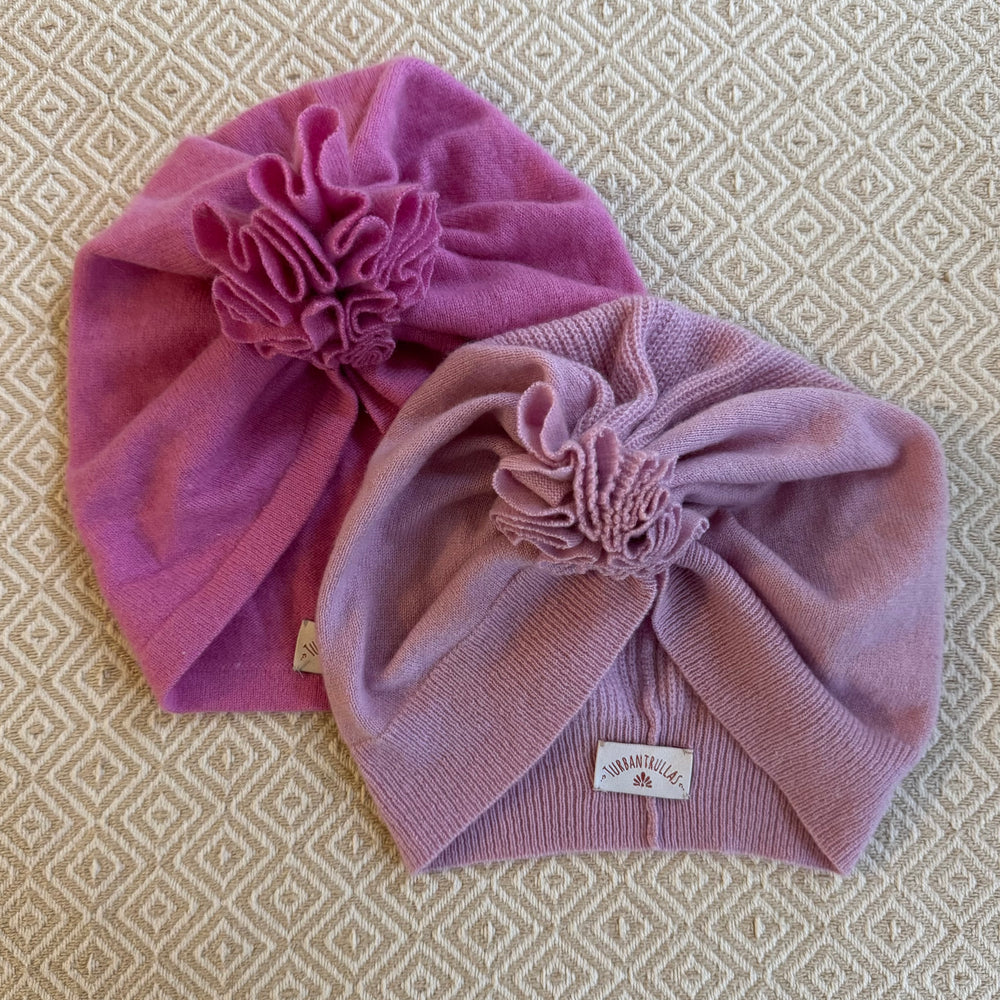 NEU: Upcycling Turbane Rosa