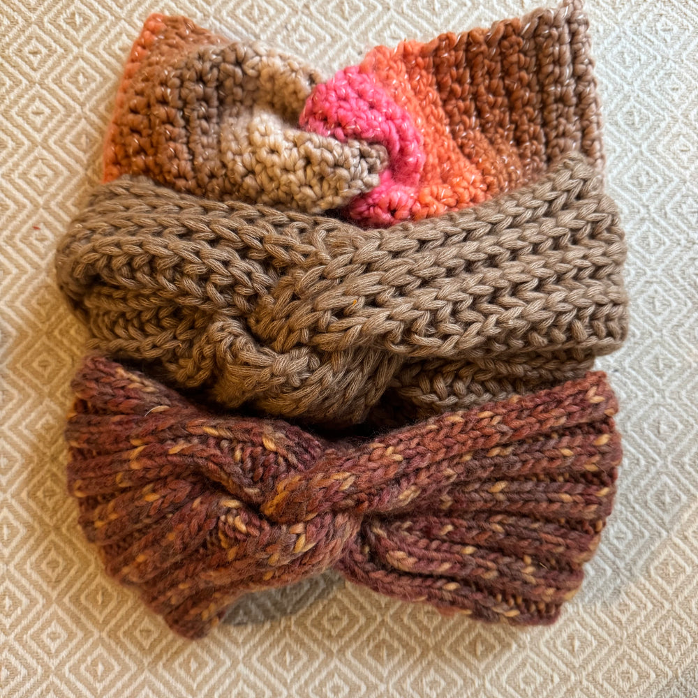 NEU: Turban-Strickstirnbänder