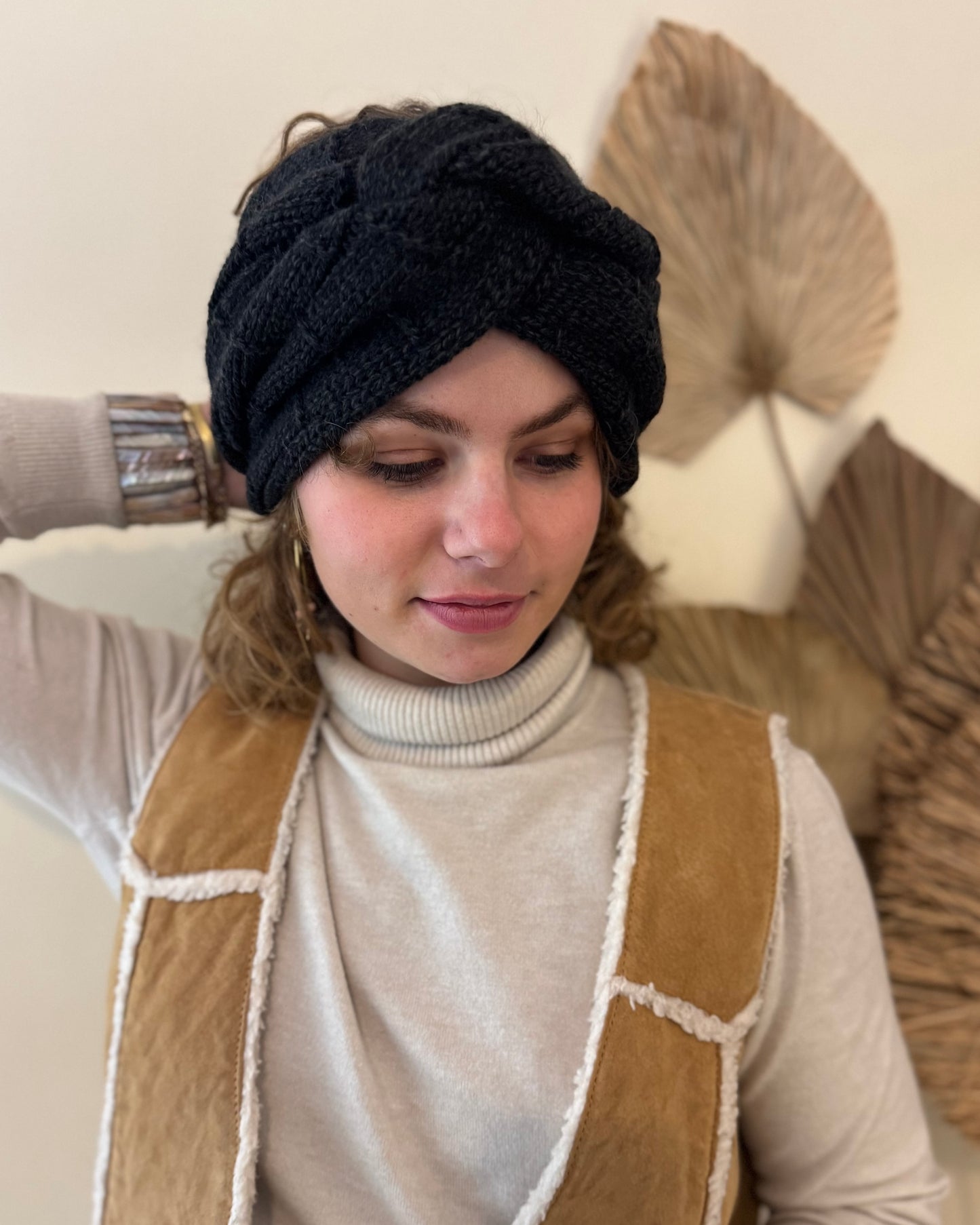 Turban knit headbands