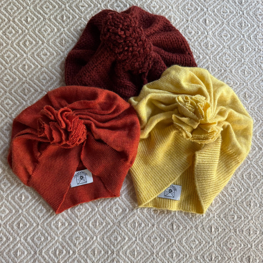 Babyturbane 3-6 Monate // Herbst & Winter