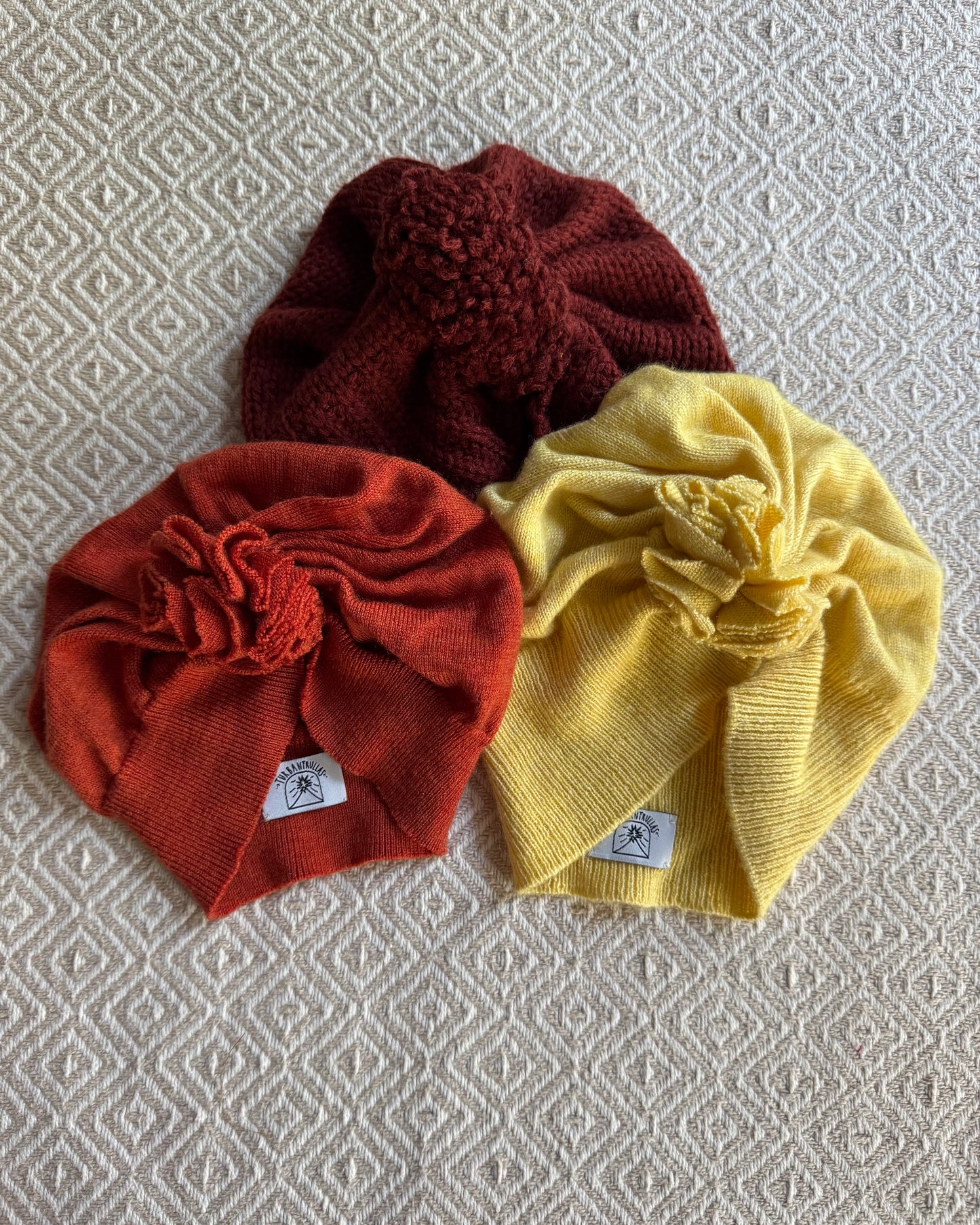 Babyturbane 3-6 Monate // Herbst & Winter