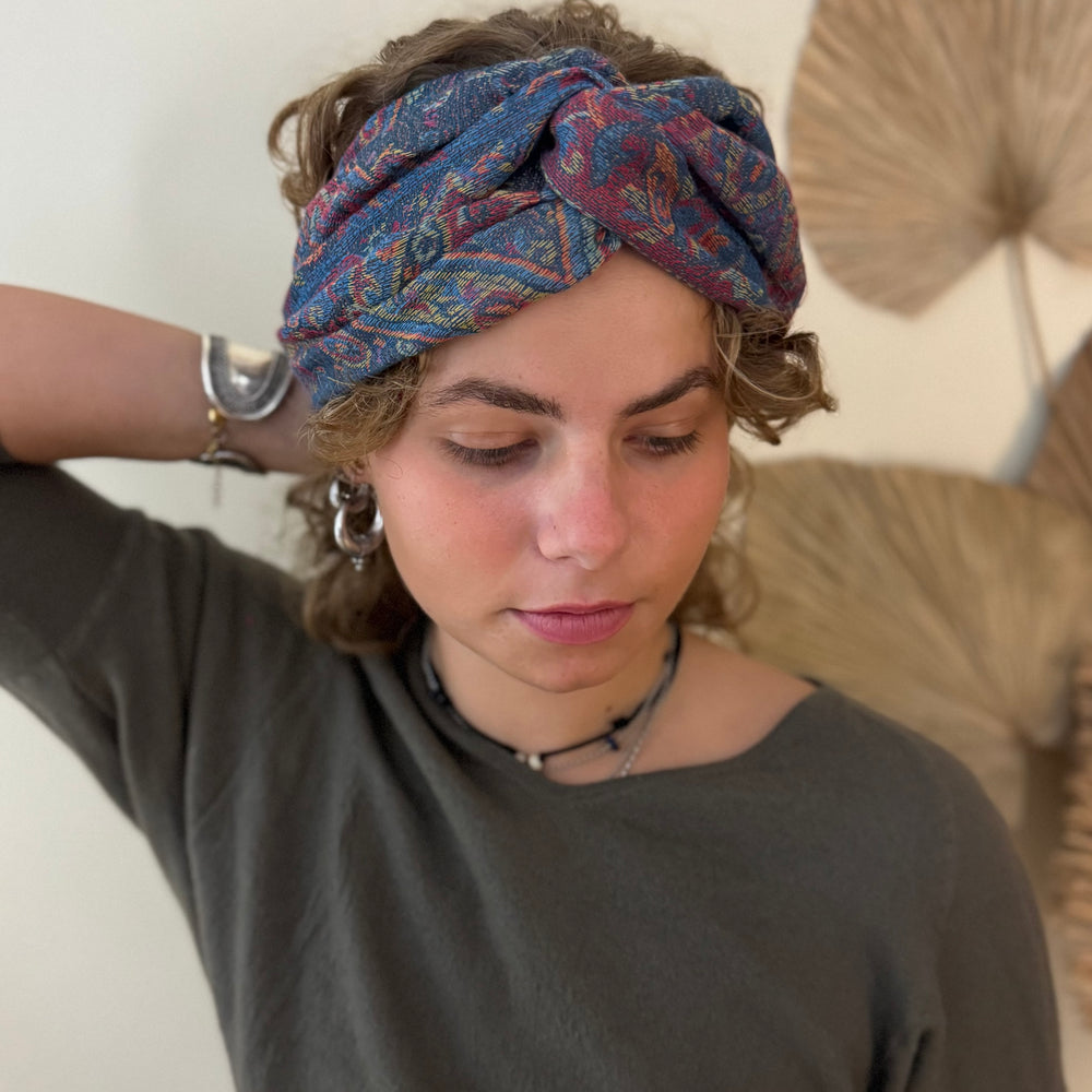 
                      
                        Upcycled Cloth Band Golden Paisley 
                      
                    