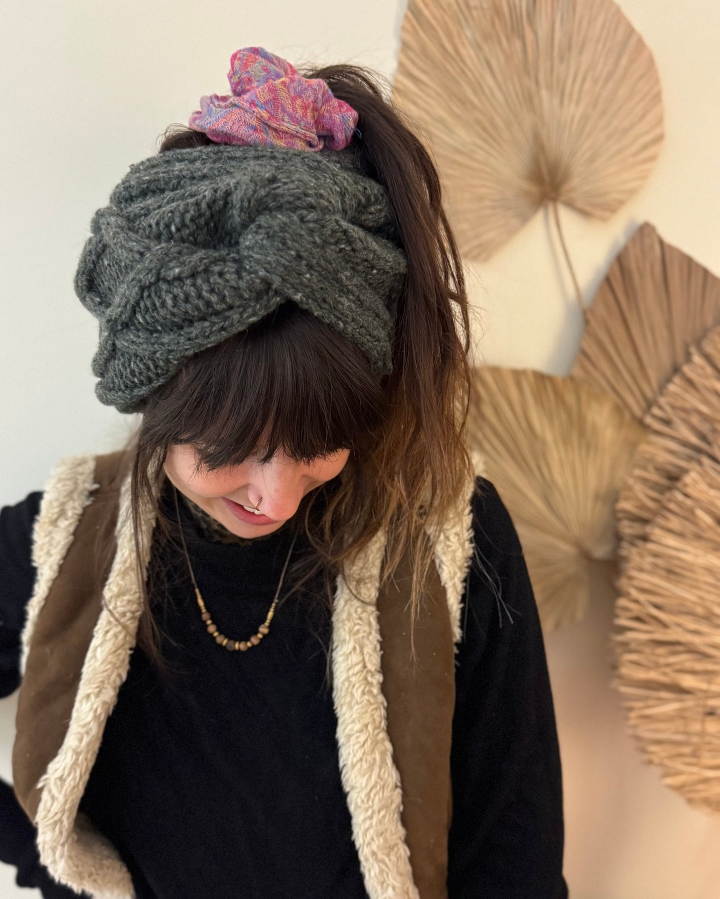 Turban knit headbands