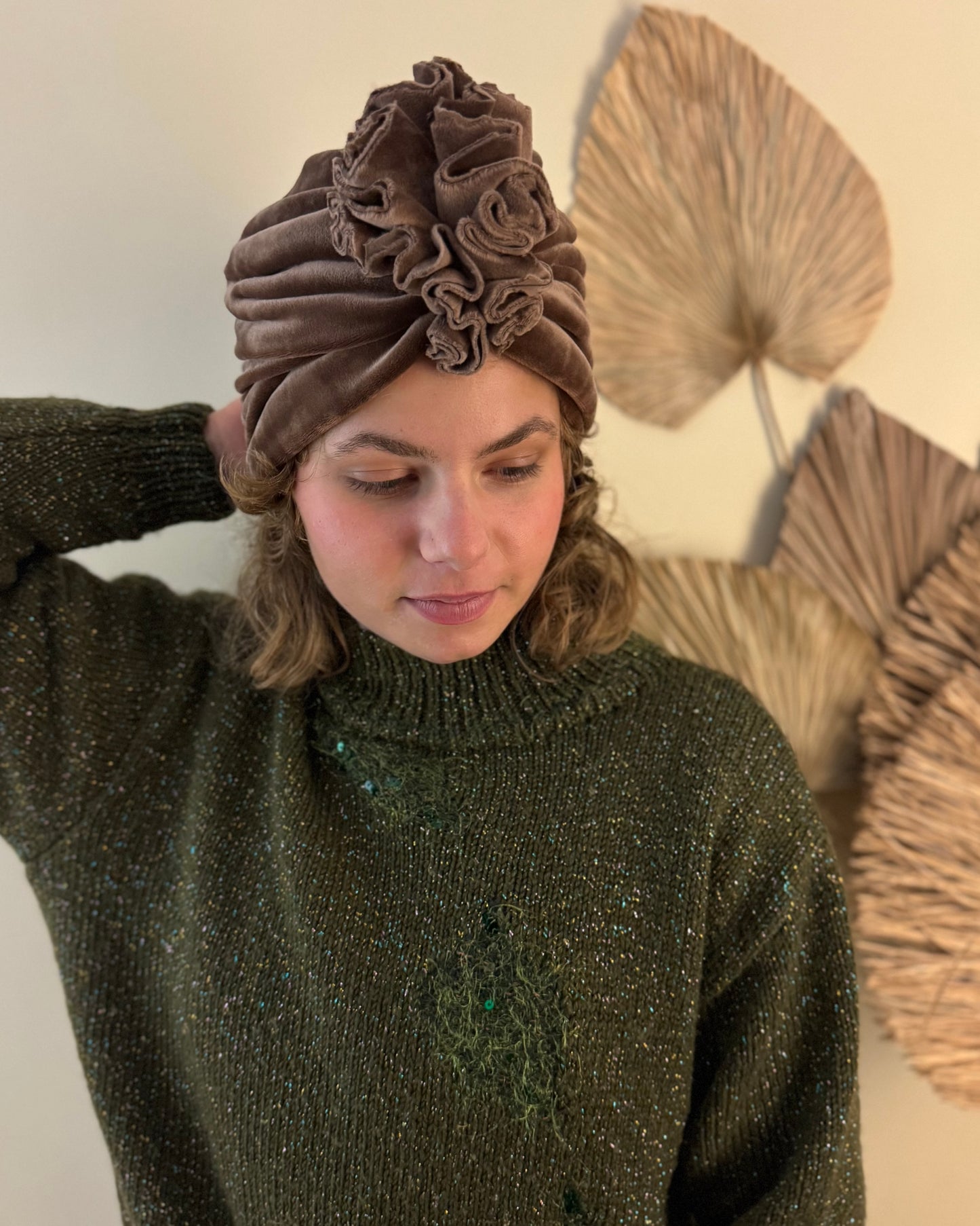 NEU: Upcycling Turbane Samt