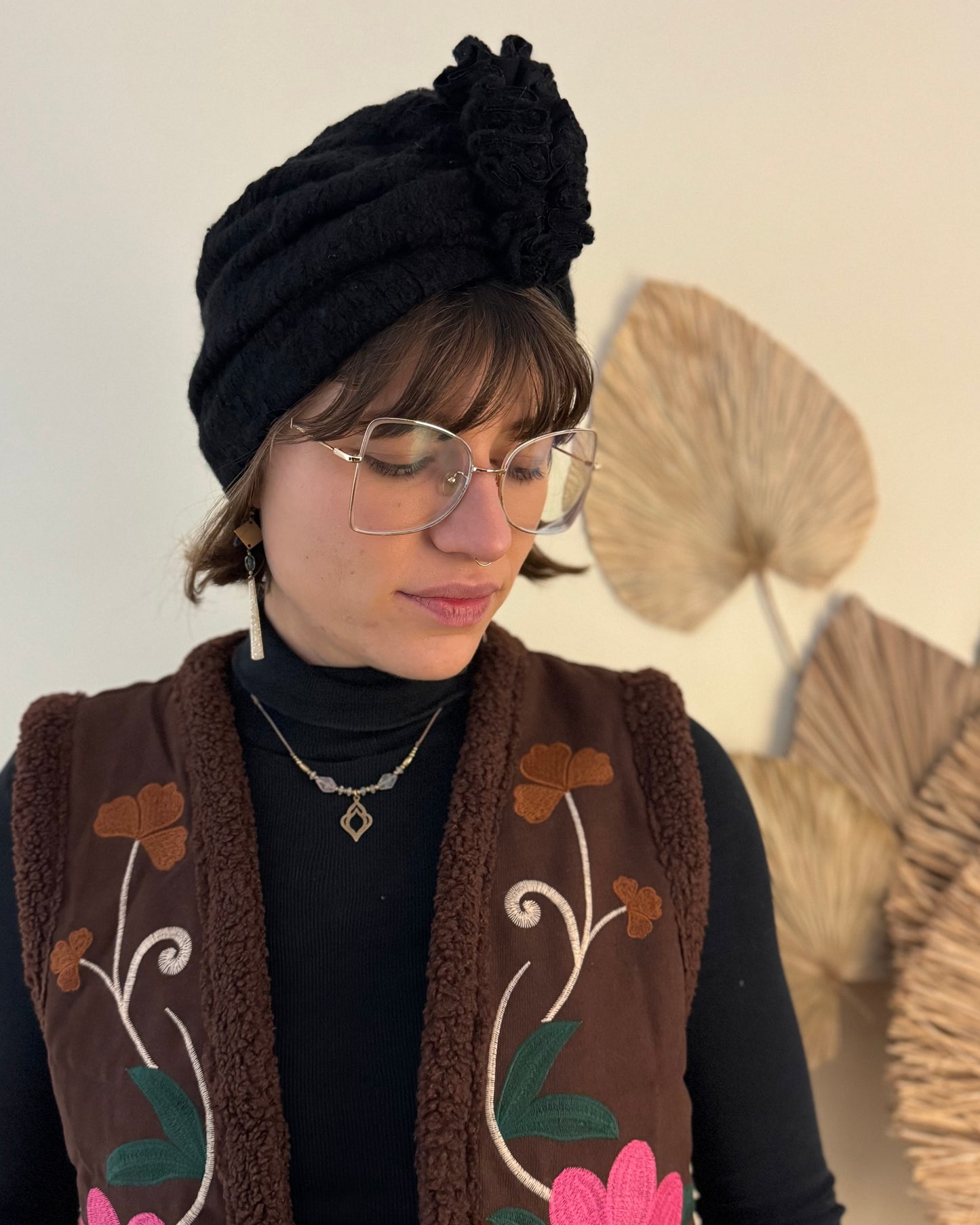 NEU: Upcycling Turbane Schwarz