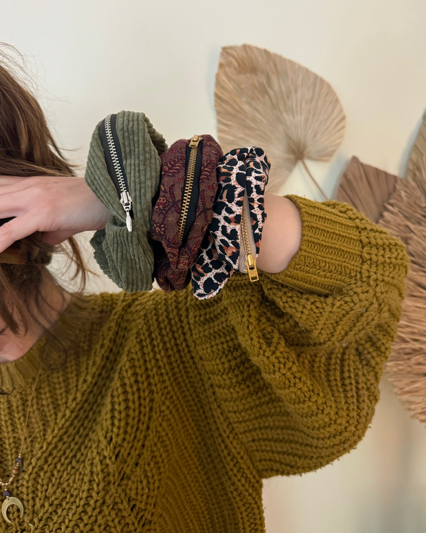 Upcycled Pocket Scrunchies