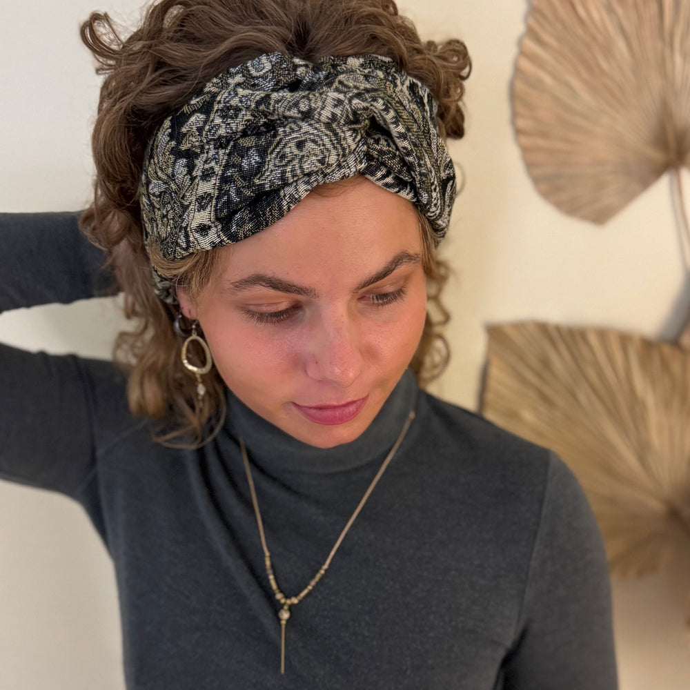 
                      
                        Upcycled Cloth Band Golden Paisley 
                      
                    