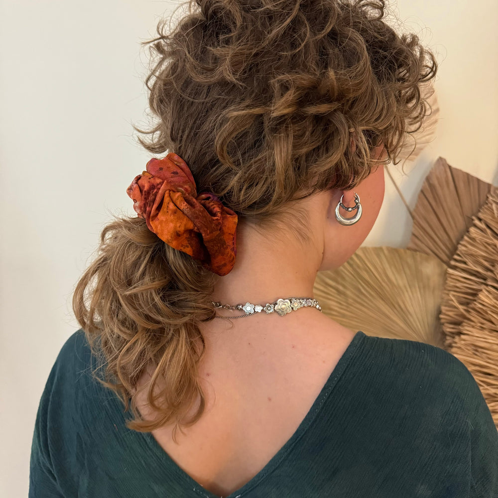 Upcycled Scrunchies Patterned  
