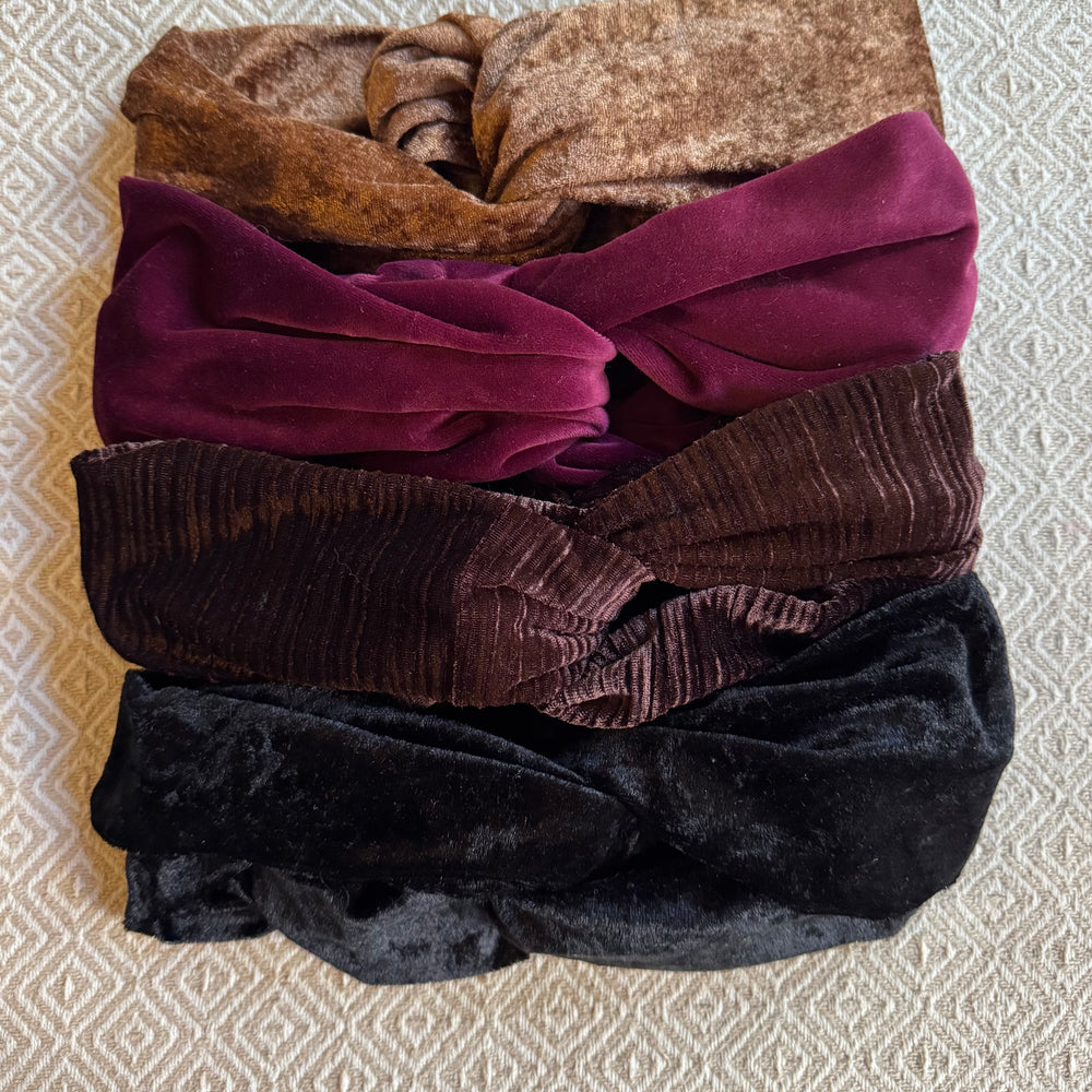 NEU: Upcycling Tuchbänder Samt