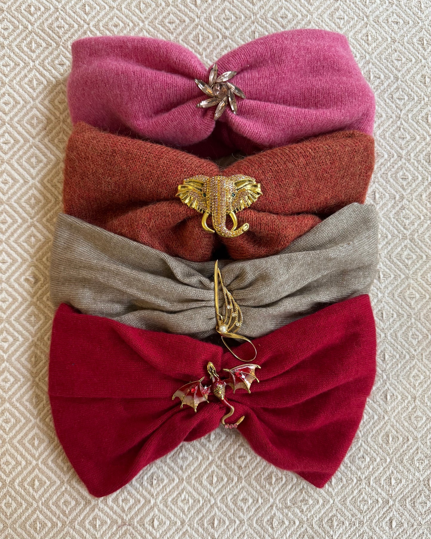 NEU: Broschenbänder Wolle