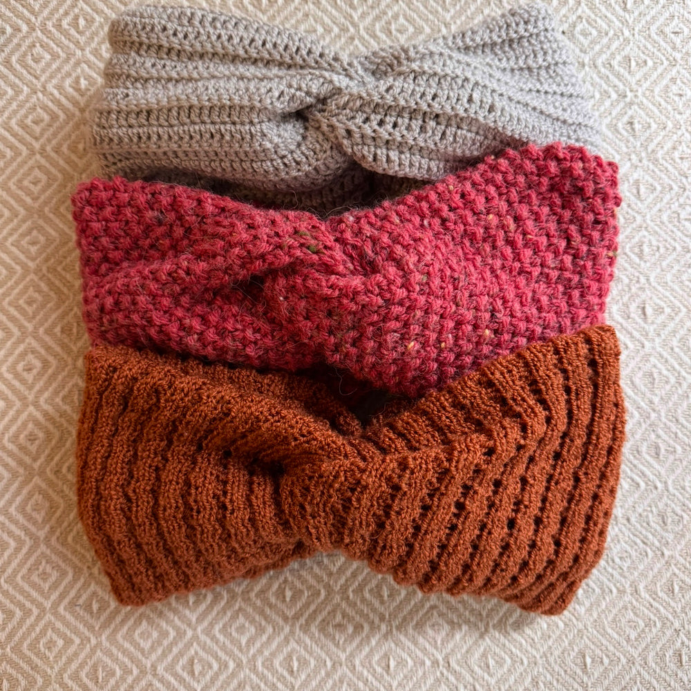 NEU: Turban-Strickstirnbänder