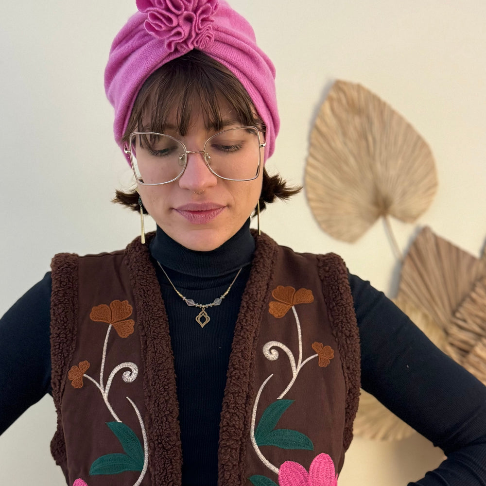 NEU: Upcycling Turbane Rosa