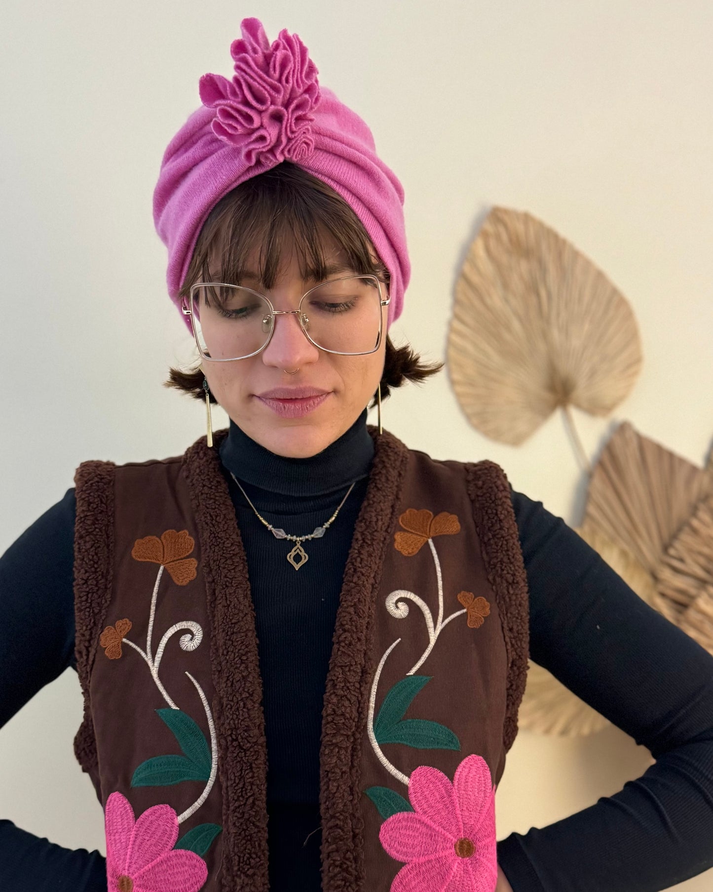 NEU: Upcycling Turbane Rosa