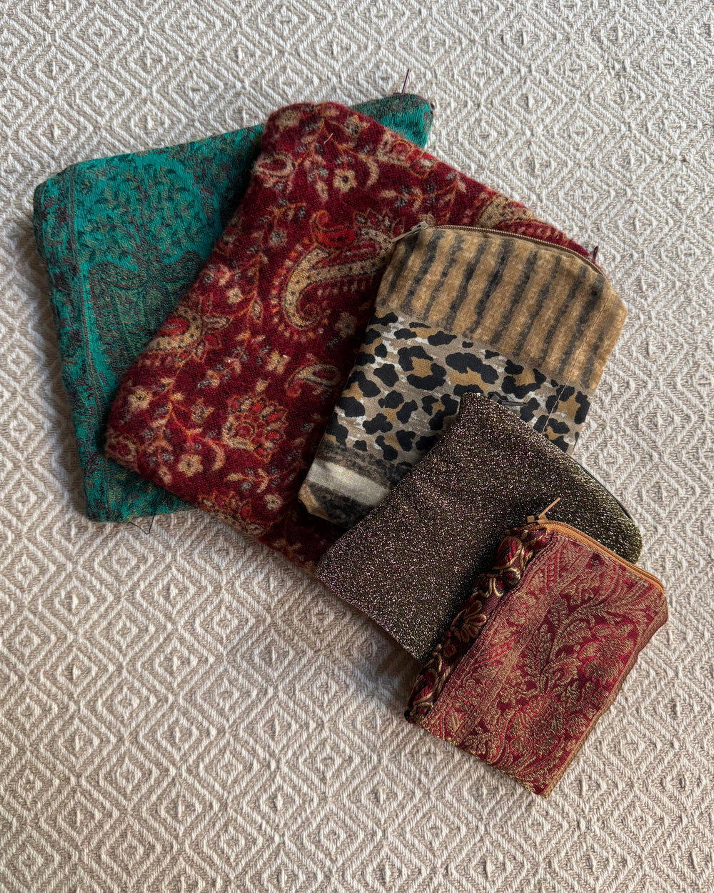 Upcycled Cosmetic Bags