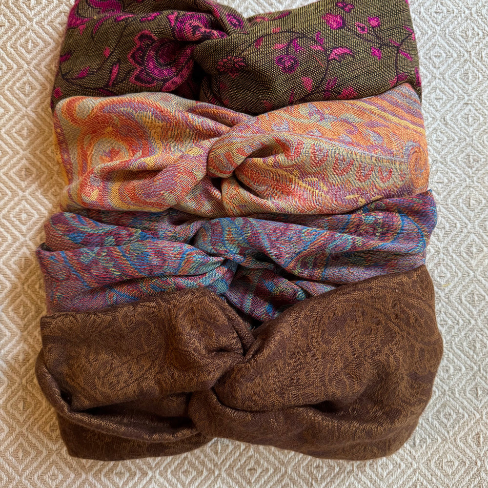 Upcycled Cloth Band Golden Paisley 