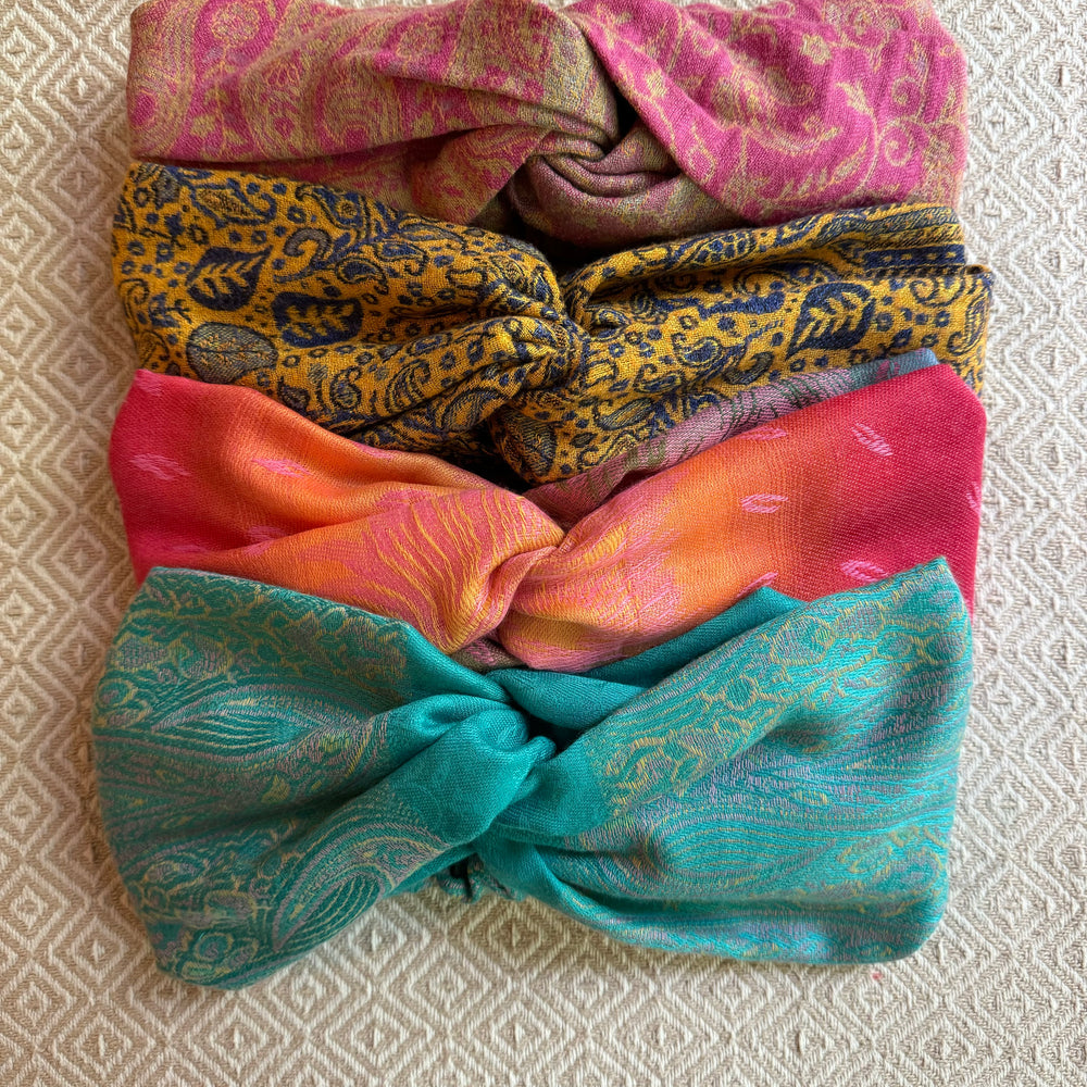 Upcycled Cloth Band Golden Paisley 
