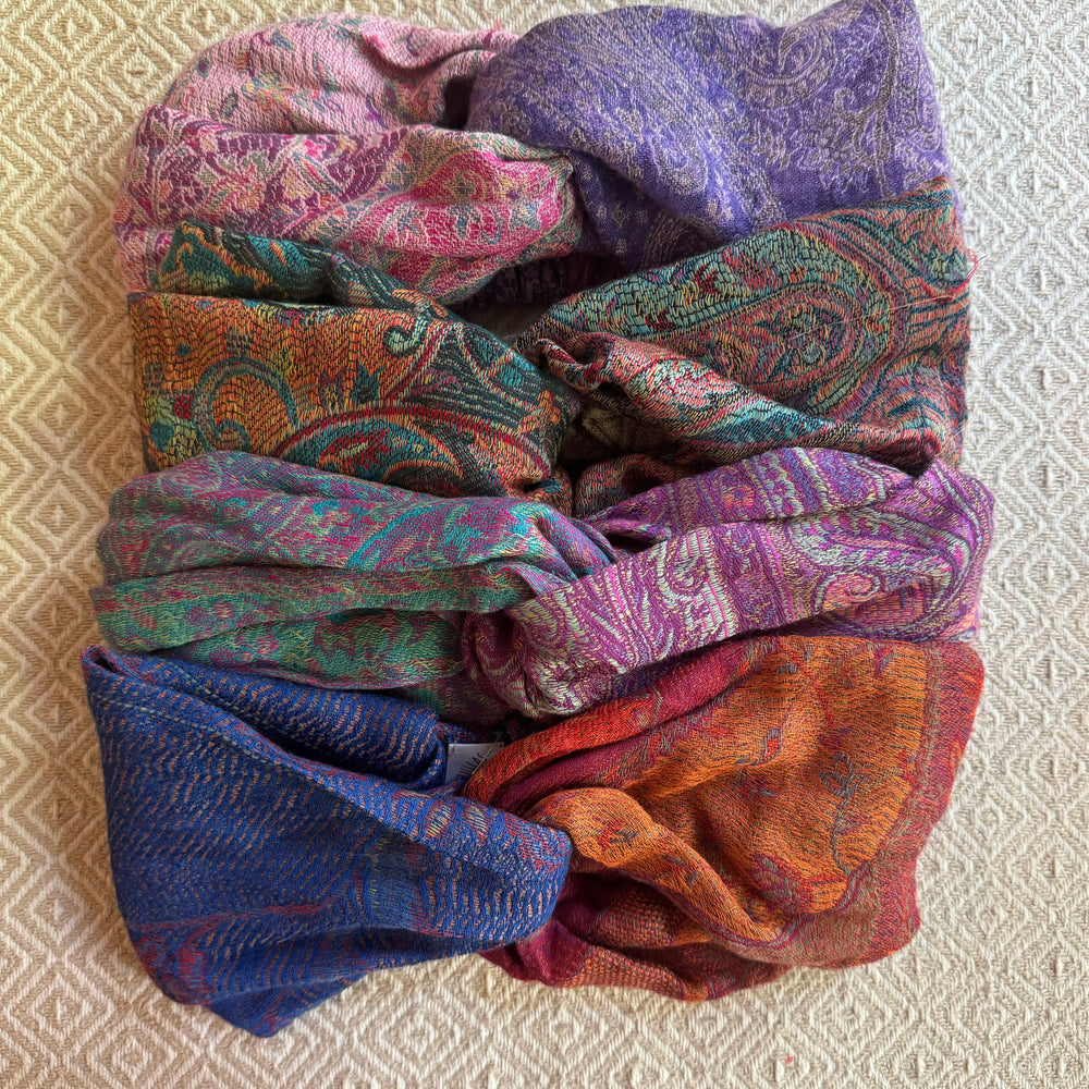 NEU: Tuchbänder Patchwork Paisley