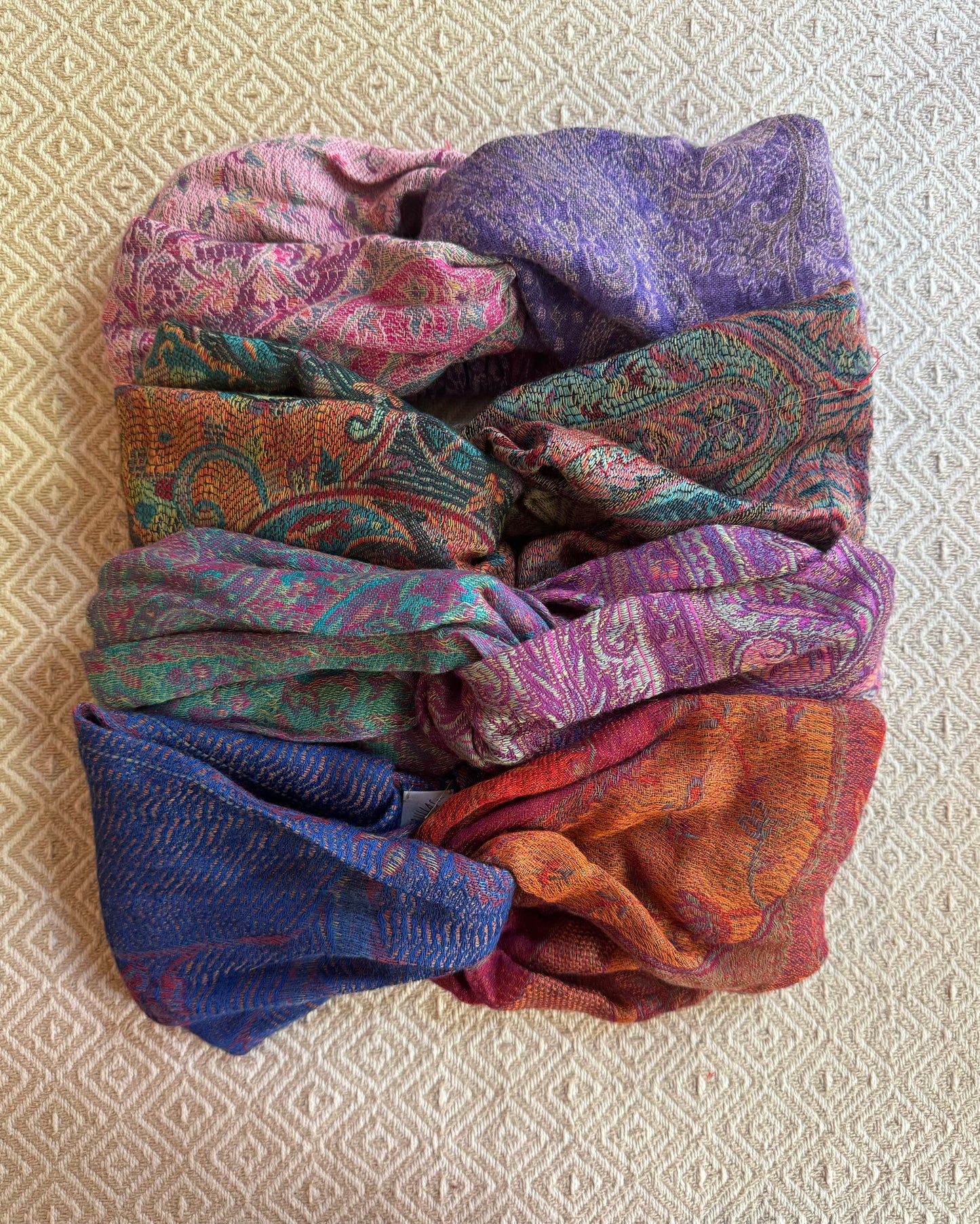 NEU: Tuchbänder Patchwork Paisley