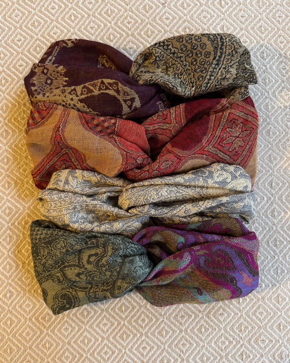 Tuchbänder Paisley Love