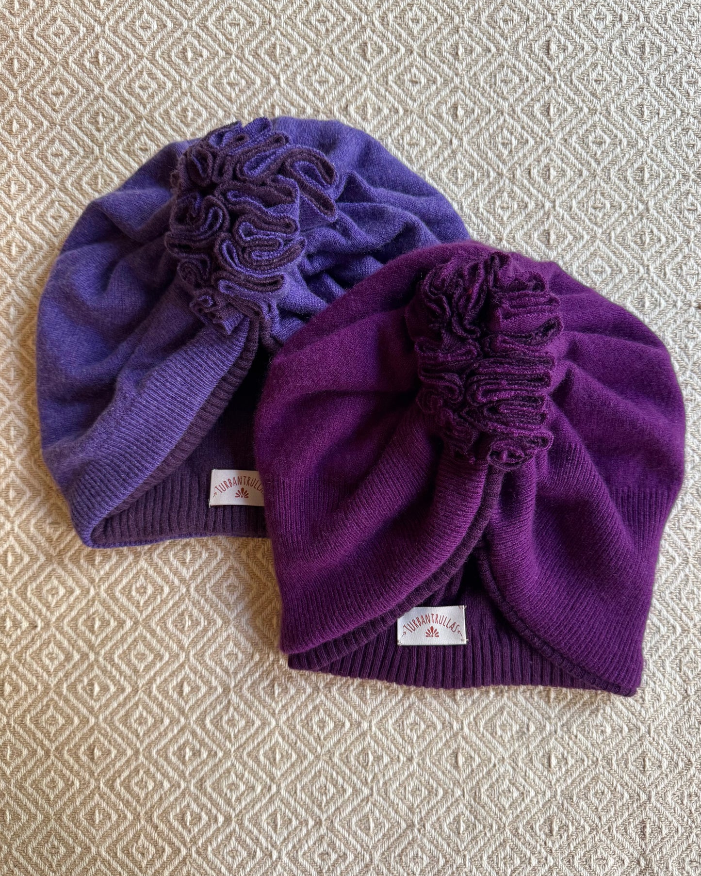 NEU: Upcycling Turbane Violett