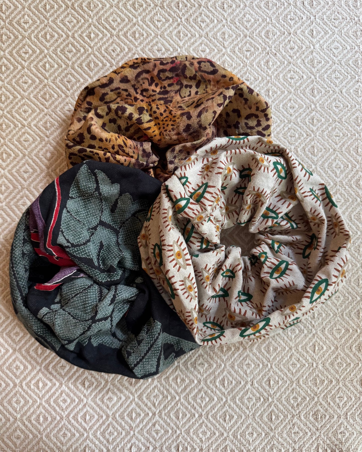 NEU: Upgecycelte Maxi Scrunchies