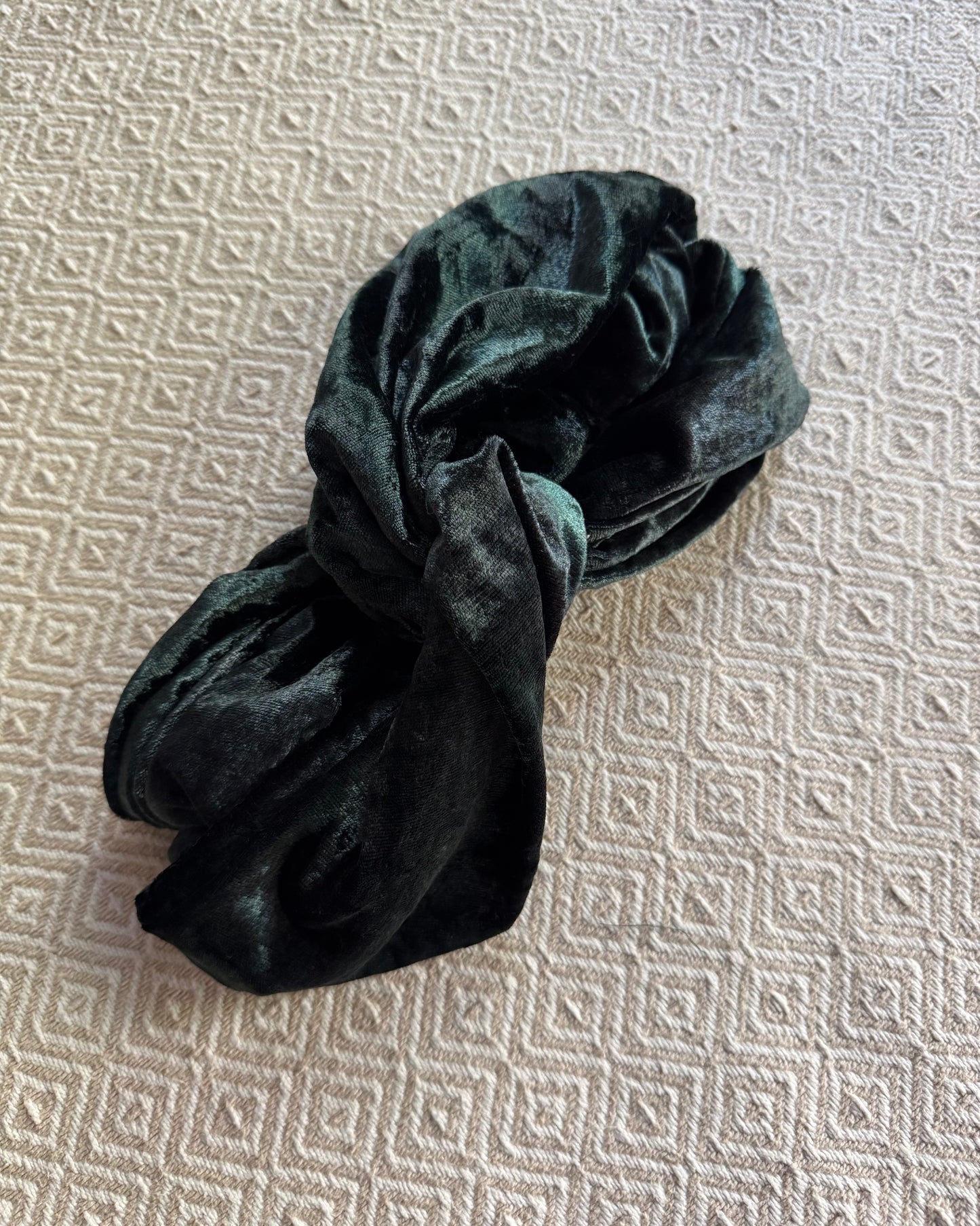 Upcycling Tuchbänder Samt