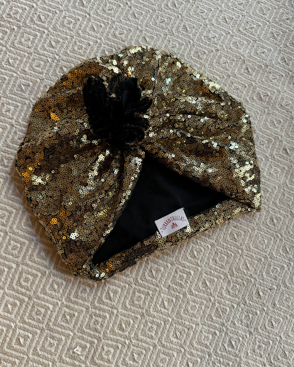 Upcycled turbans glitter 