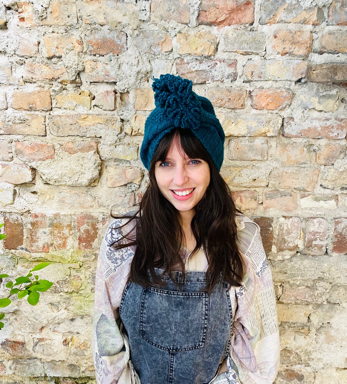 Upcycling Turban Tragebild
