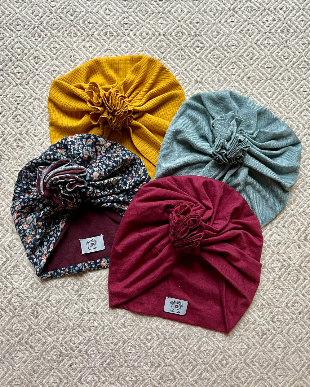 Baby turbans 9-12 months // Spring & Summer  