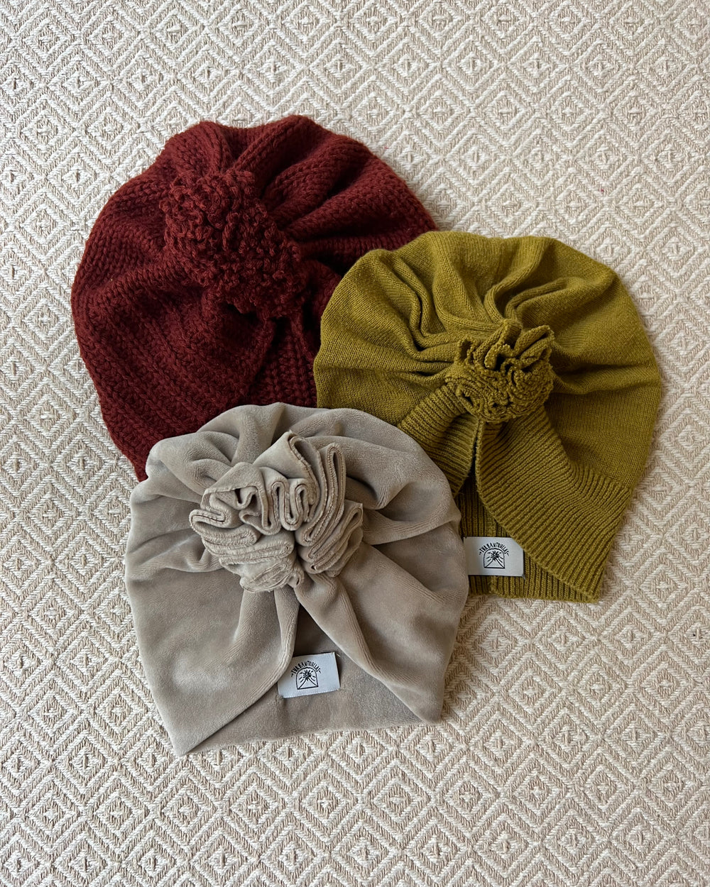 Babyturbane 3-6 Monate // Herbst & Winter